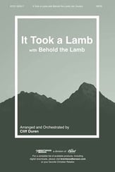 It Took a Lamb SATB choral sheet music cover